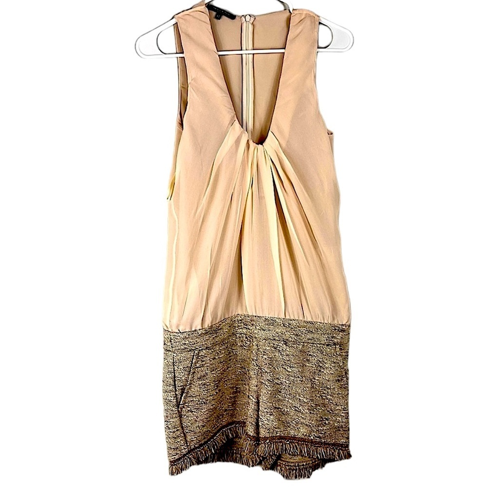 Patrizia Pepe Firenze dressy romper in nude Sz 42
